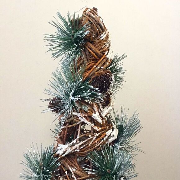 Christmas tree cone 22” rustic woodland cottagecore natural - Picture 2 of 4